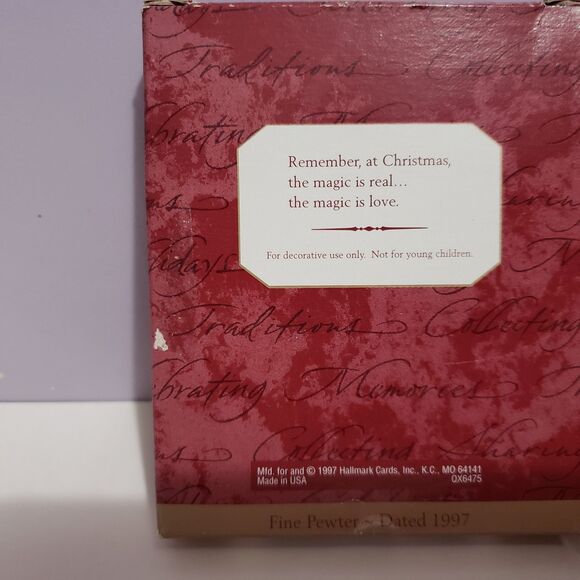 Hallmark Keepsake Christmas Tree Ornaments Lot Of 4 All Metal - Picture 6 of 9